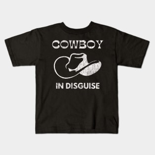 Cowboy In Disguise Western Country Fun Kids T-Shirt